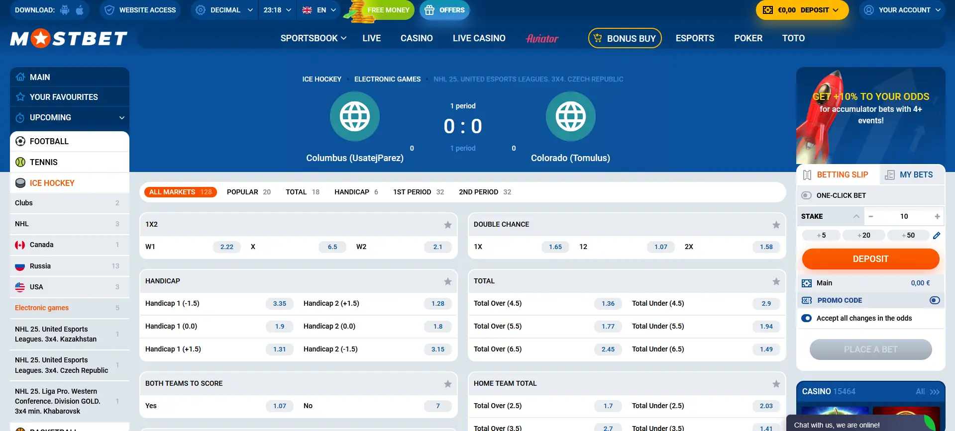 Hockey Betting