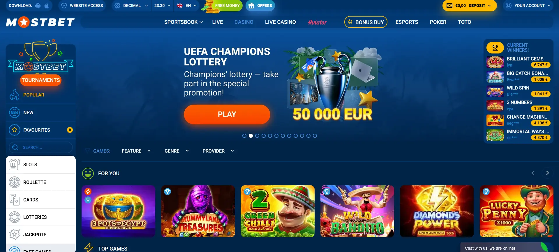 Mostbet Casino A World of Gaming Options