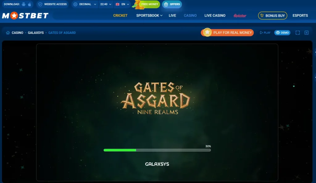 Gates of Asgard Nine Realms at Mostbet Gates of Asgard Nine Realms at Mostbet