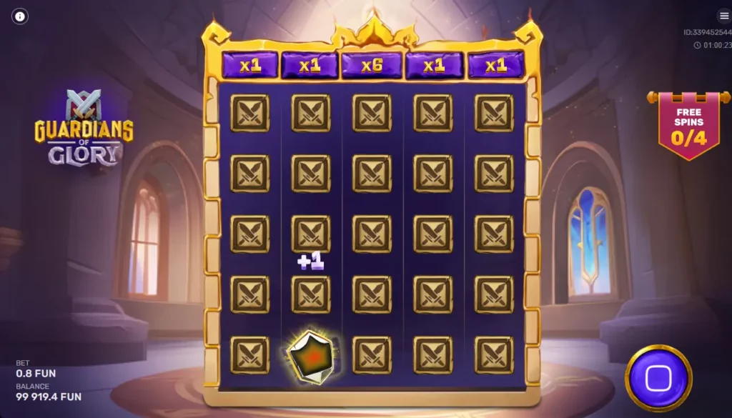 Guardians of Glory Bonus Game Gameplay Guardians of Glory Bonus Game Gameplay