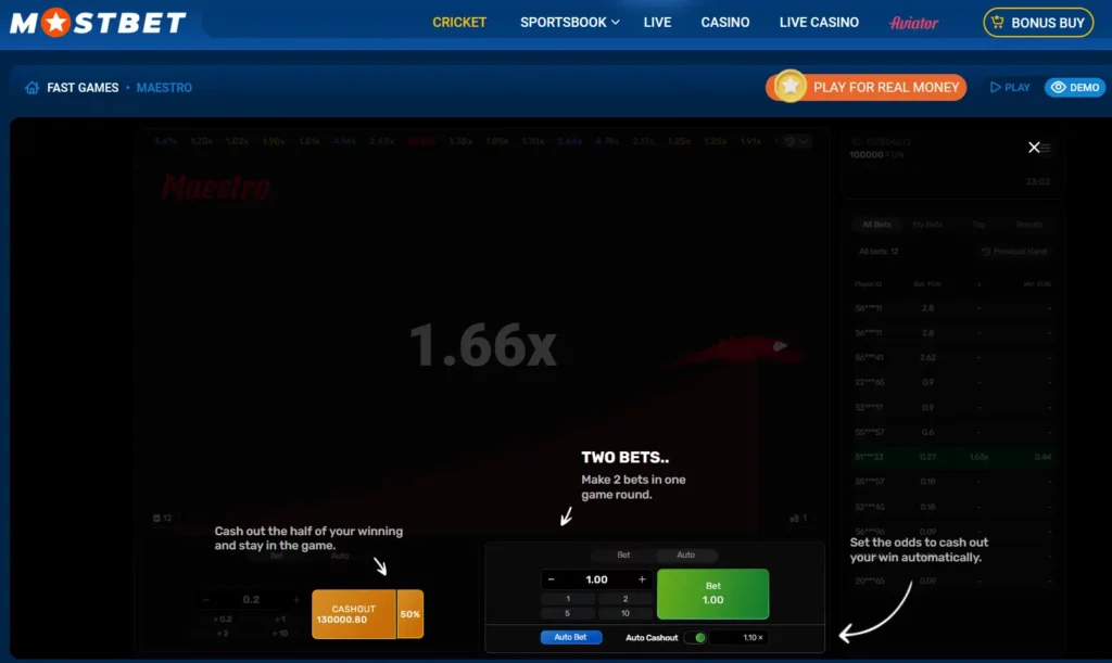 Maestro at Mostbet Maestro at Mostbet