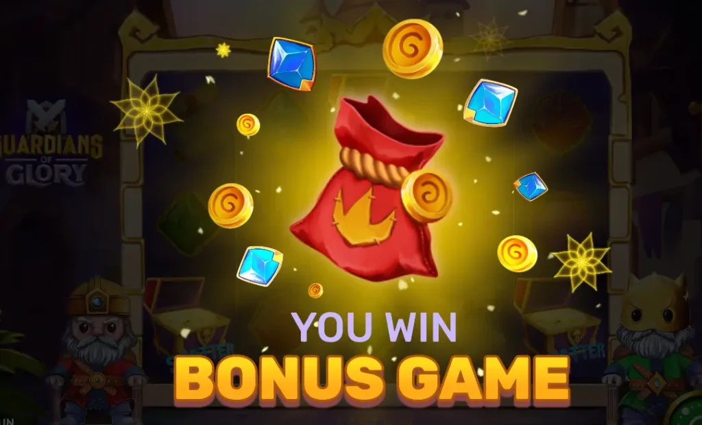 Winning Bonus Game in Guardians of Glory Winning Bonus Game in Guardians of Glory