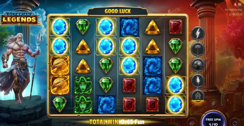 Winning in Olympian Legends Winning in Olympian Legends