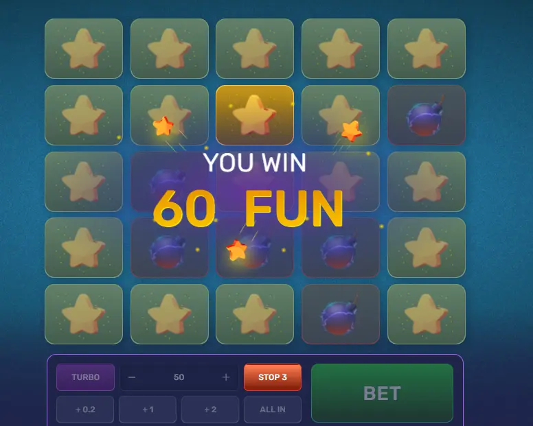 Winning in Turbo Mines Winning in Turbo Mines